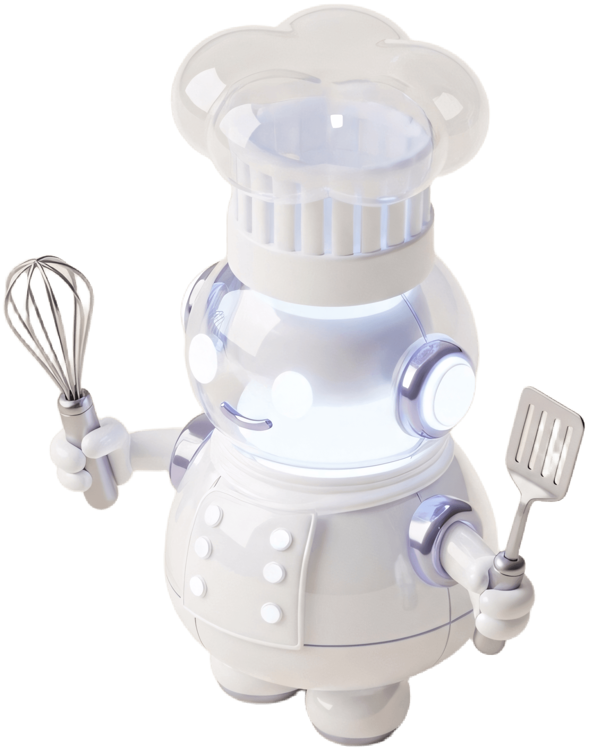 Poble chef robot mascot