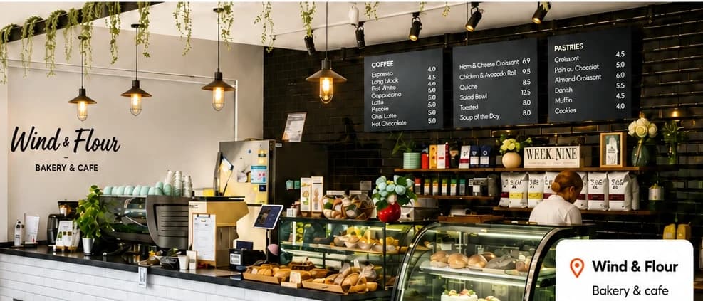 Wind and Flour bakery and cafe in Sydney